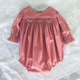 Dusty Pink Roses 0-3M (full sleeve)