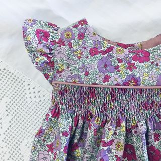 'Oh Liberty' Smocked Romper