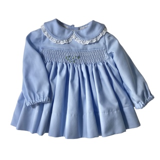Smocked Dress Baby Blue